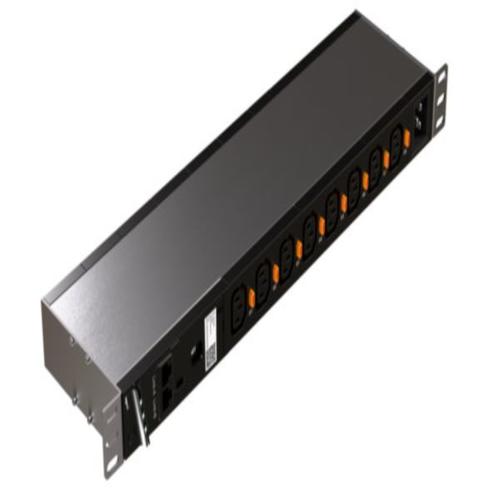 Intelligent PDU, metered (Base version), 19 inch, 1 phase 16A, 8 C13  outlets with cord locking, C20 inlet, 646100, 3414972245852